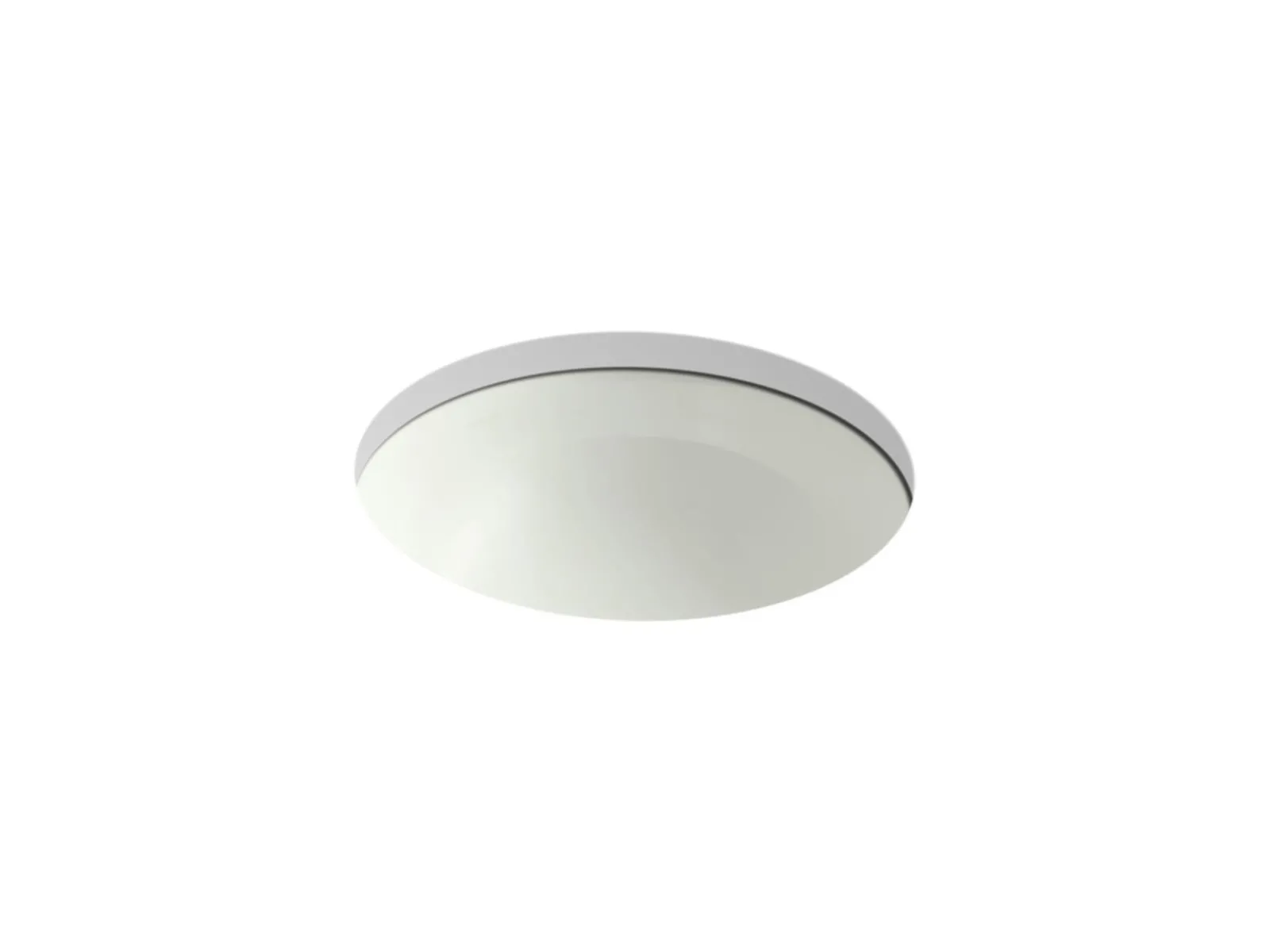 16-1/4" round undermount bathroom sink, no overflow^Kohler Discount