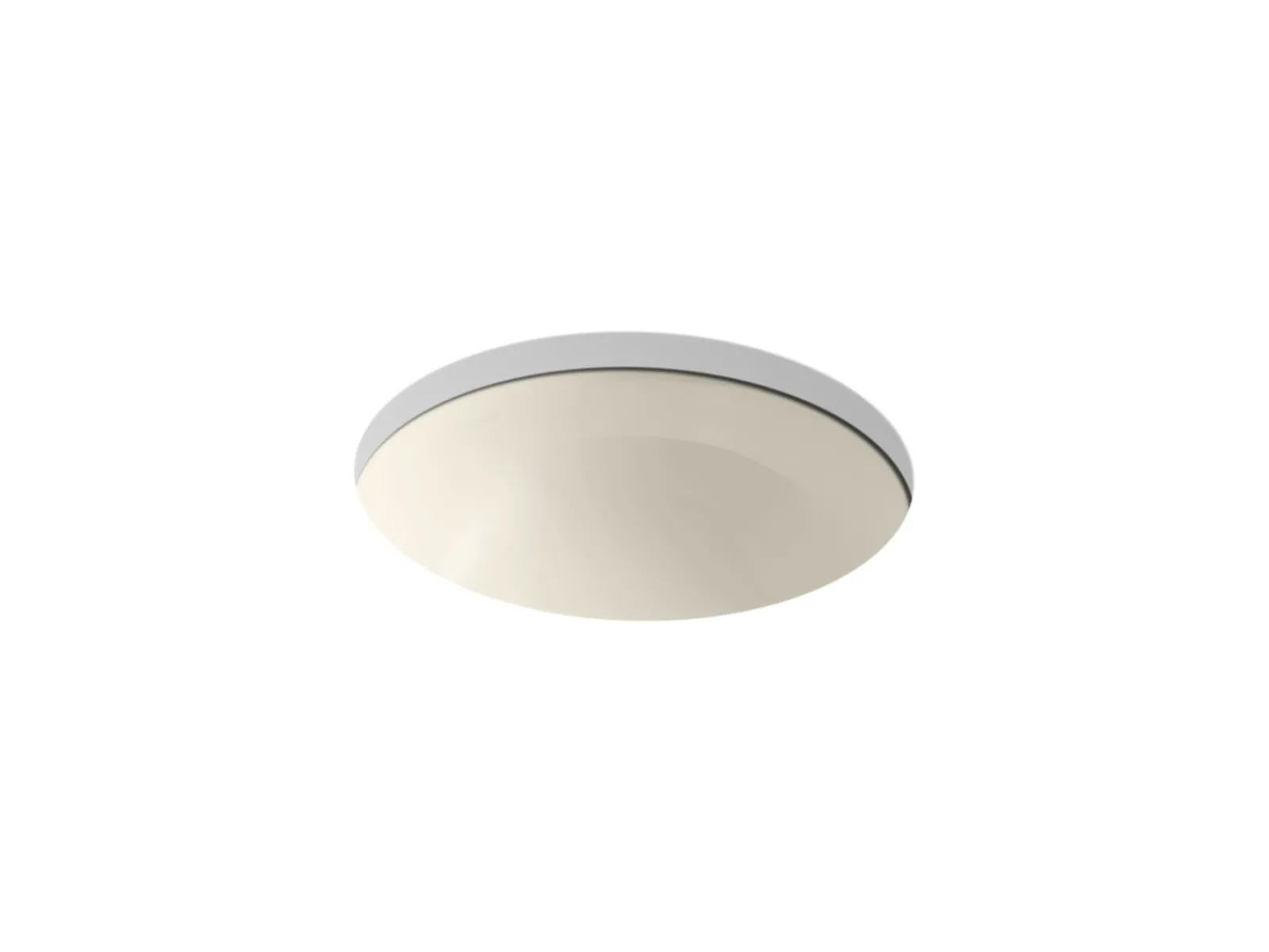 16-1/4" round undermount bathroom sink, no overflow^Kohler Discount