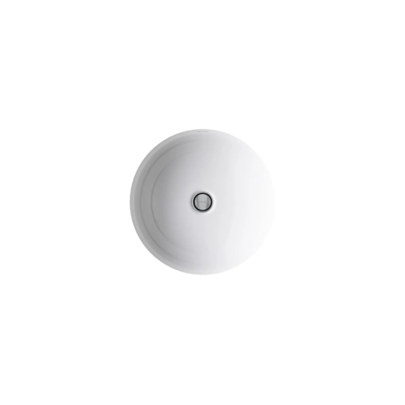 16-1/4" round undermount bathroom sink, no overflow^Kohler Discount