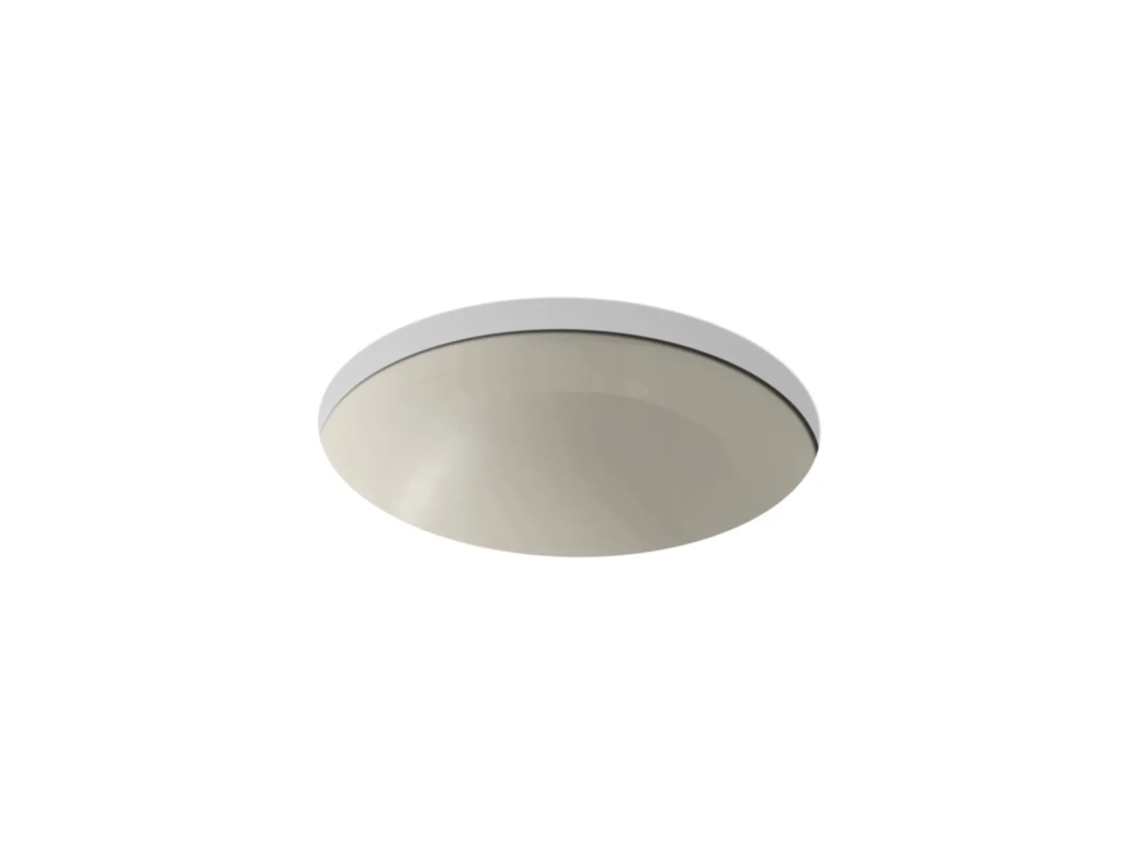16-1/4" round undermount bathroom sink, no overflow^Kohler Discount