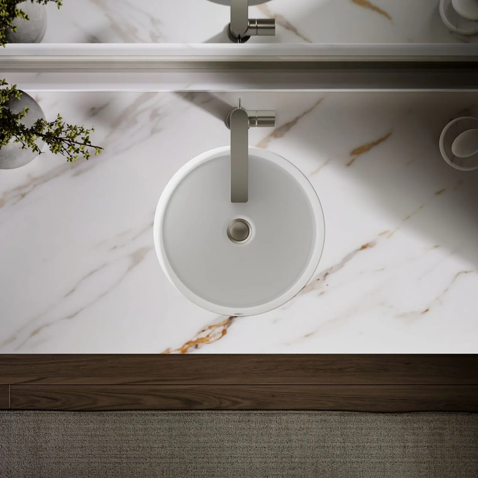15-3/4" round undermount bathroom sink^Kohler Best