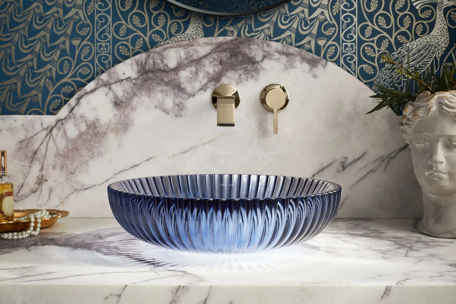 15" round vessel bathroom sink, no overflow^Kohler Outlet
