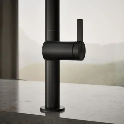 Semi-professional kitchen sink faucet with two-function sprayhead^Kohler Best
