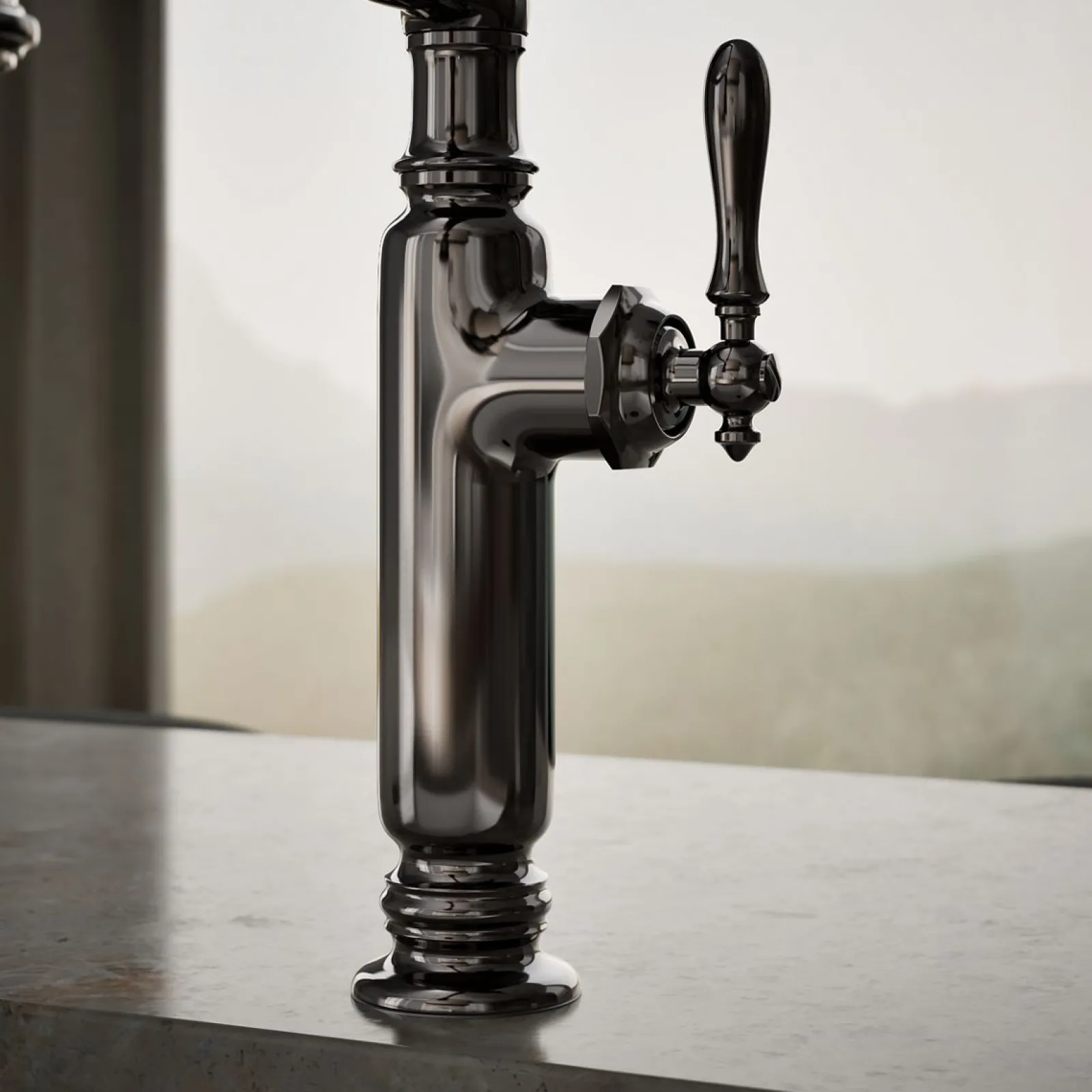 Semi-professional kitchen sink faucet with three-function sprayhead^Kohler Outlet