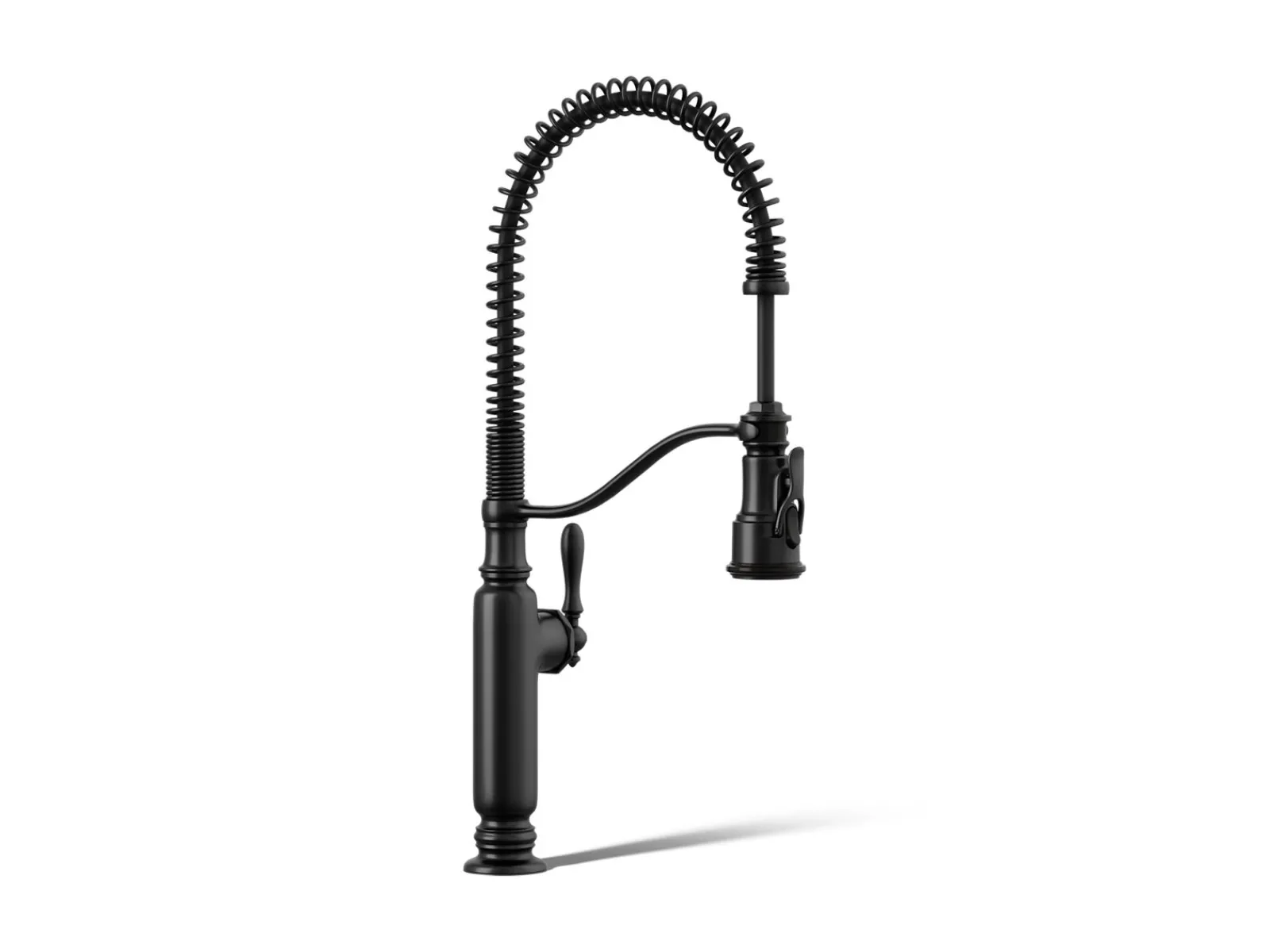 Semi-professional kitchen sink faucet with three-function sprayhead^Kohler Outlet