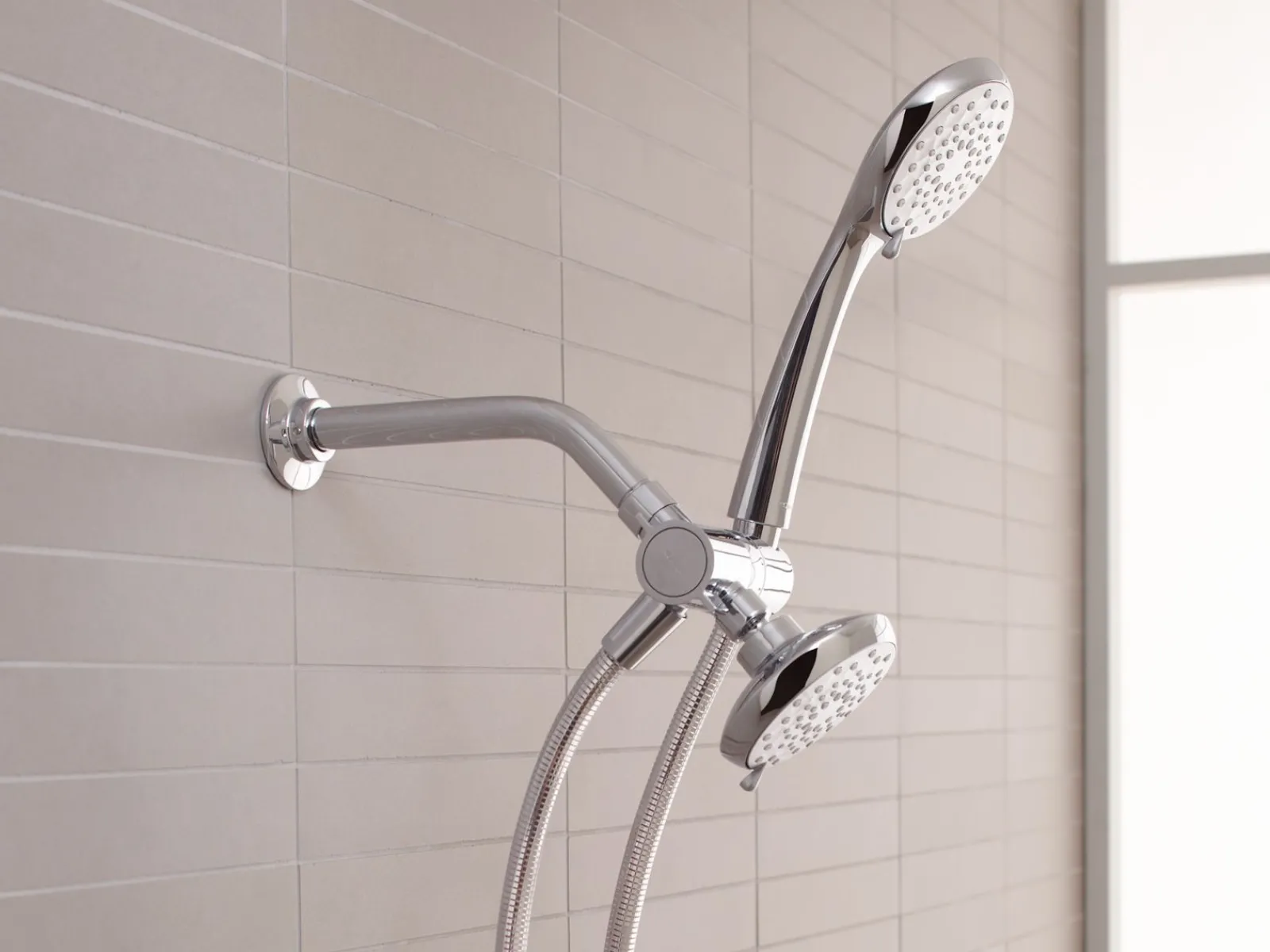 Shower arm and flange,7-1/2" long^Kohler Hot