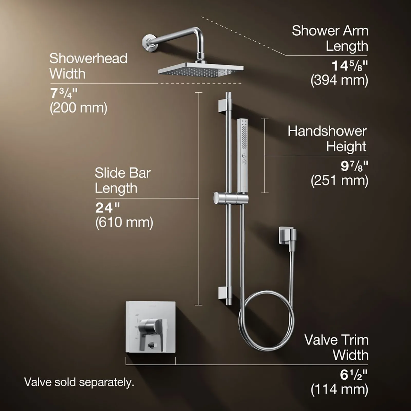 Showering kit, 1.75 gpm^Kohler Clearance