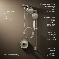 Showering Kit, 1.75 gpm^Kohler New