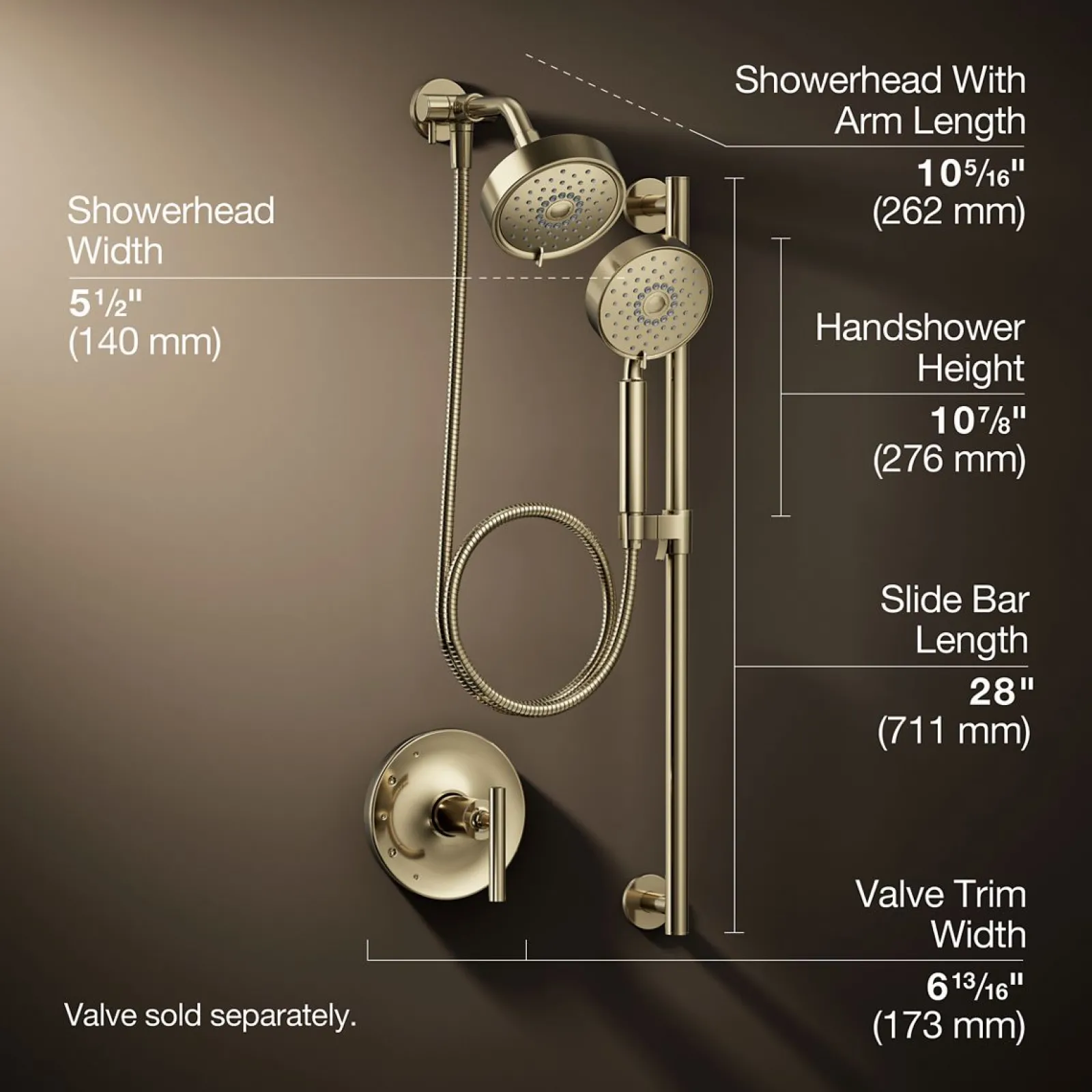 Showering Kit, 1.75 gpm^Kohler New
