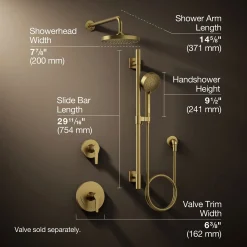 Showering kit, 1.75 gpm^Kohler Clearance