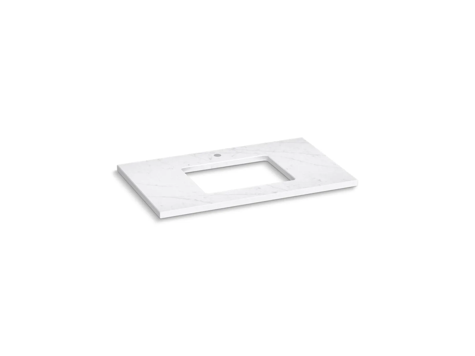 Silestone® 37" quartz vanity top with rectangular cutout^Kohler New
