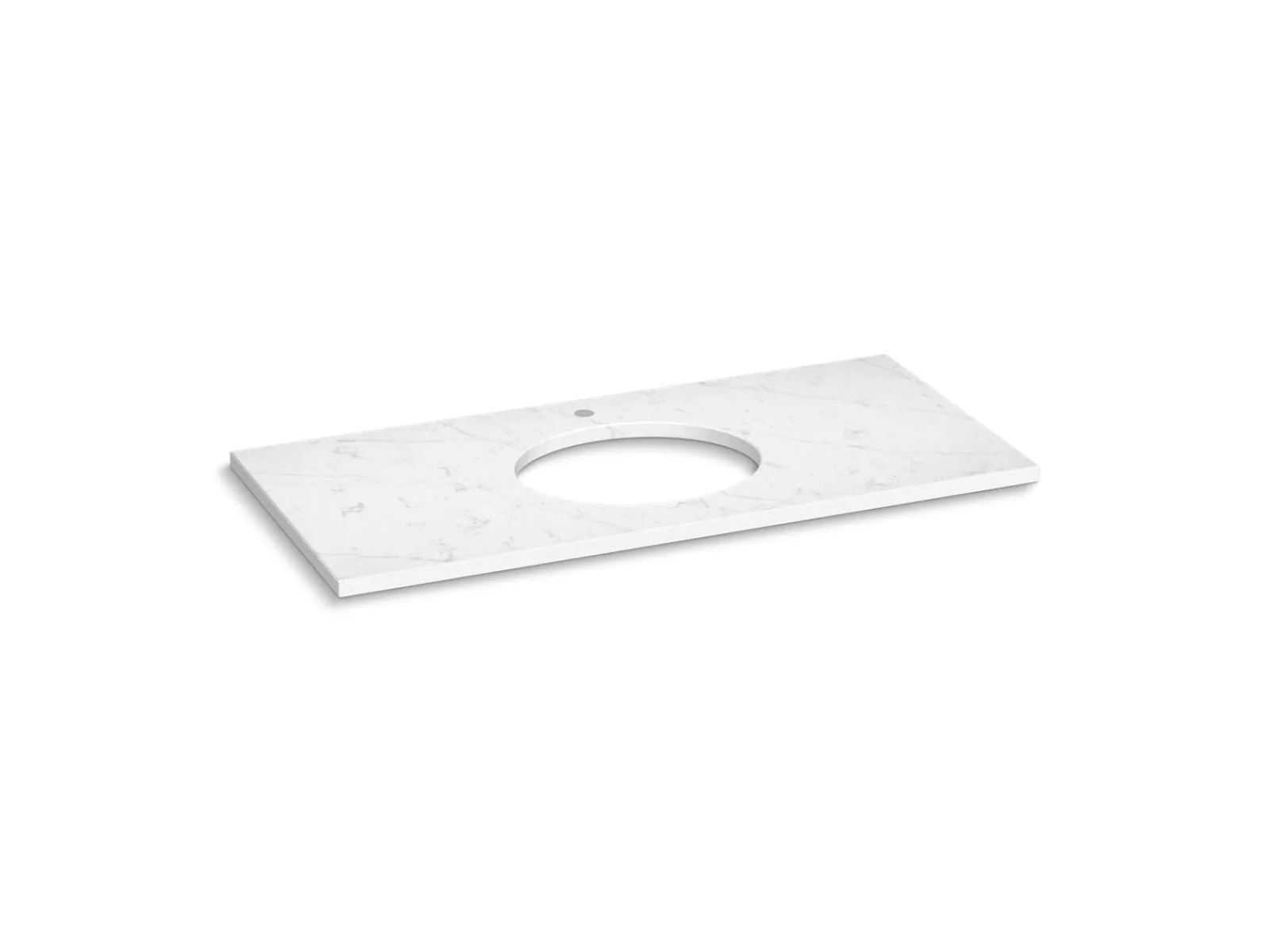 Silestone® 49" quartz vanity top with oval cutout^Kohler Online