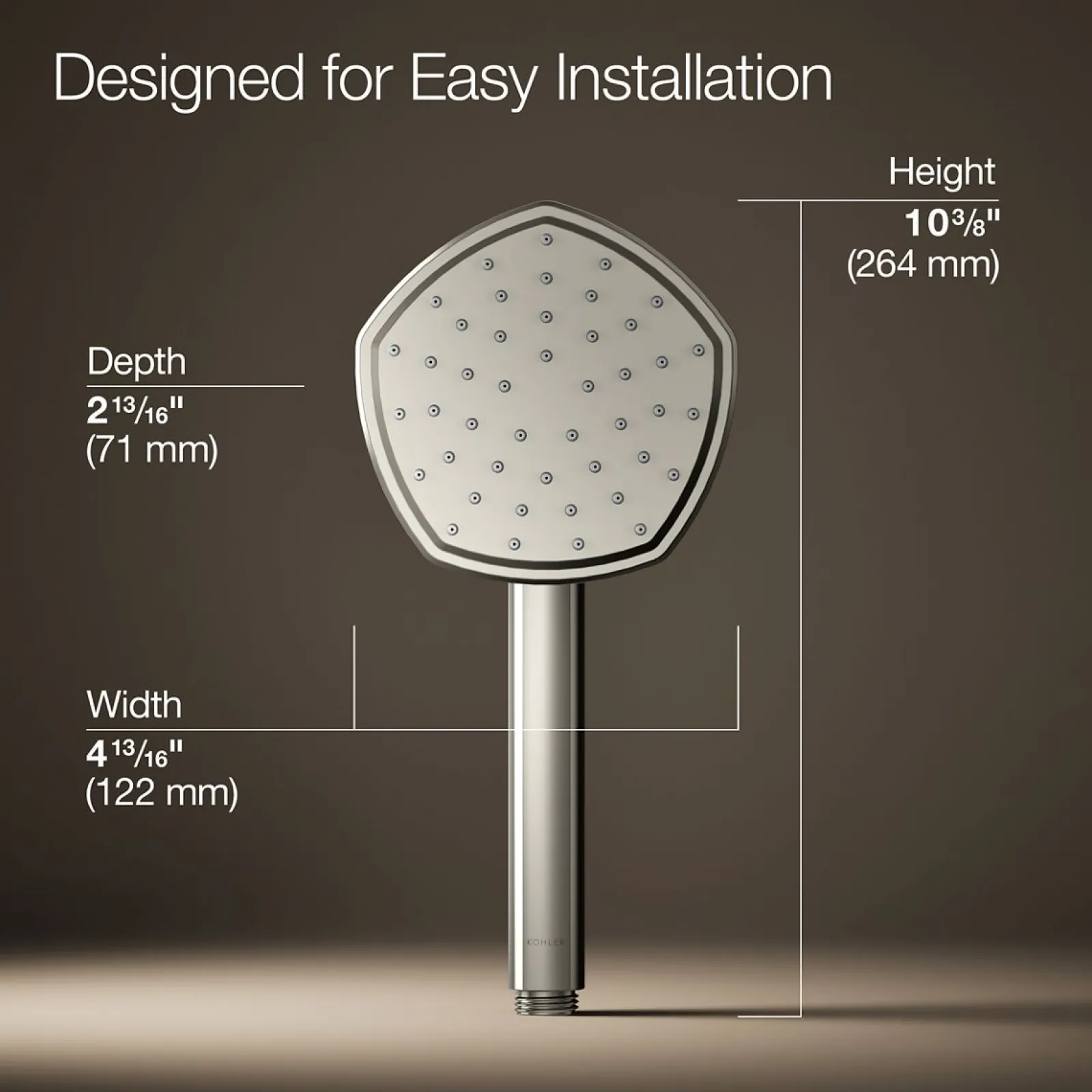 Single-function handshower, 2.5 gpm^Kohler Clearance