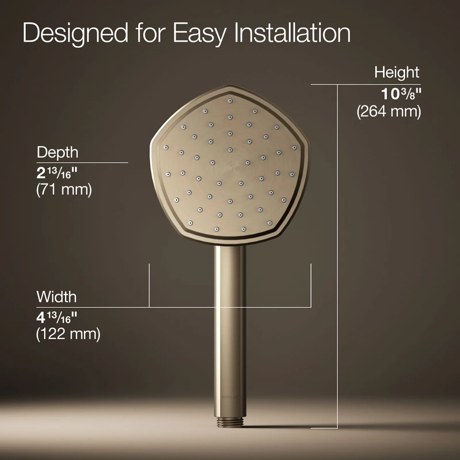 Single-function handshower, 2.5 gpm^Kohler Clearance
