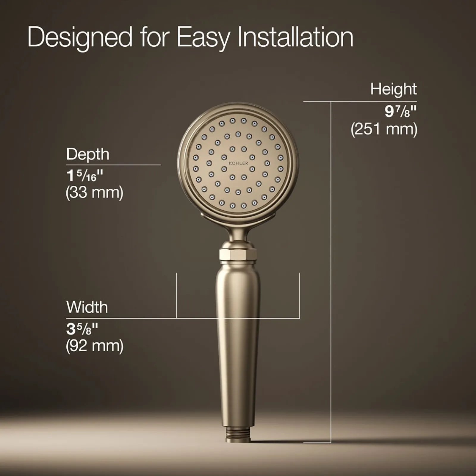 Single-function handshower, 1.75 gpm^Kohler
