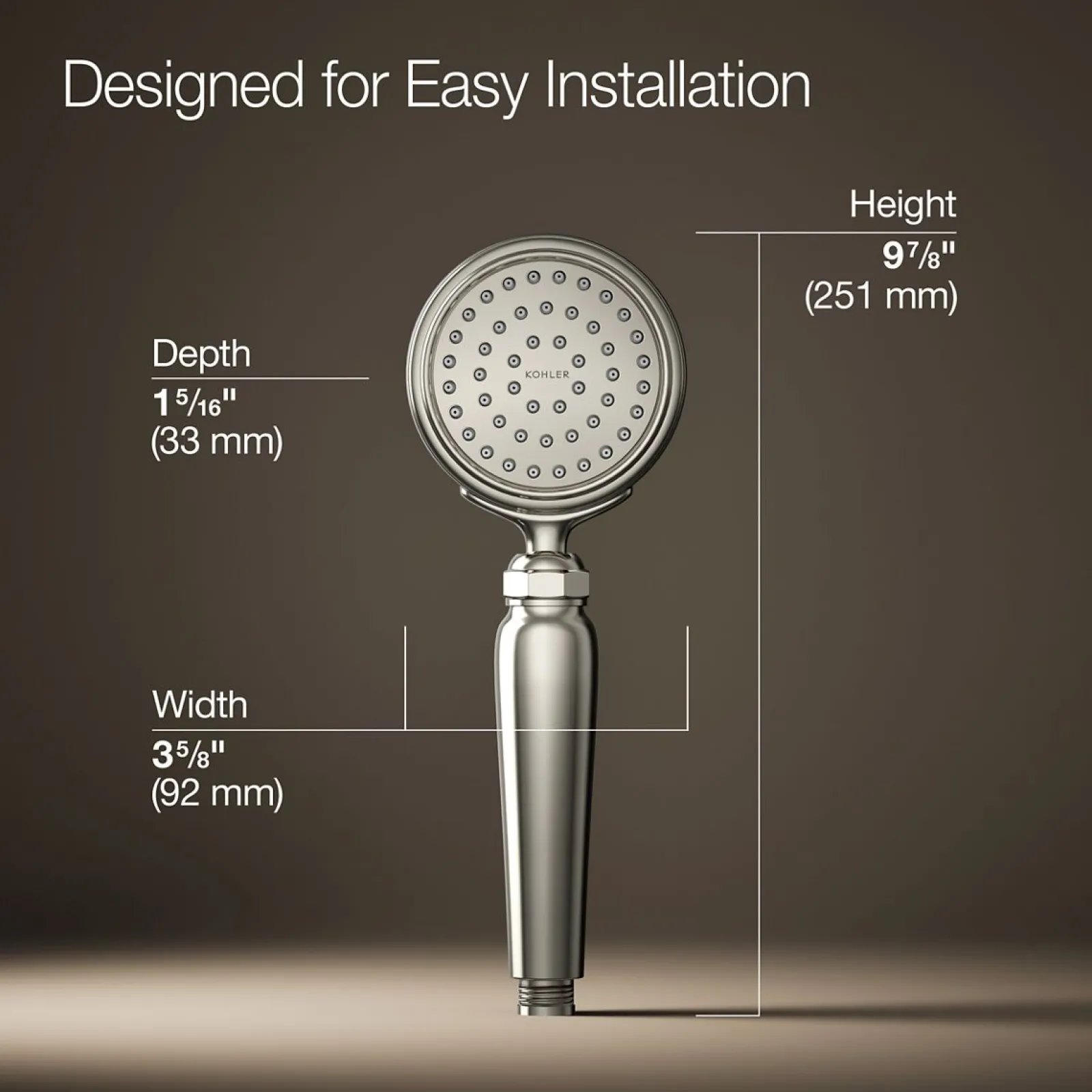 Single-function handshower, 1.75 gpm^Kohler