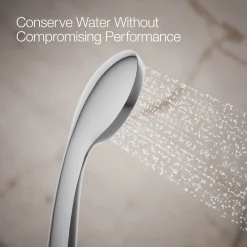 Single-function handshower with Eco-Boost^Kohler Outlet