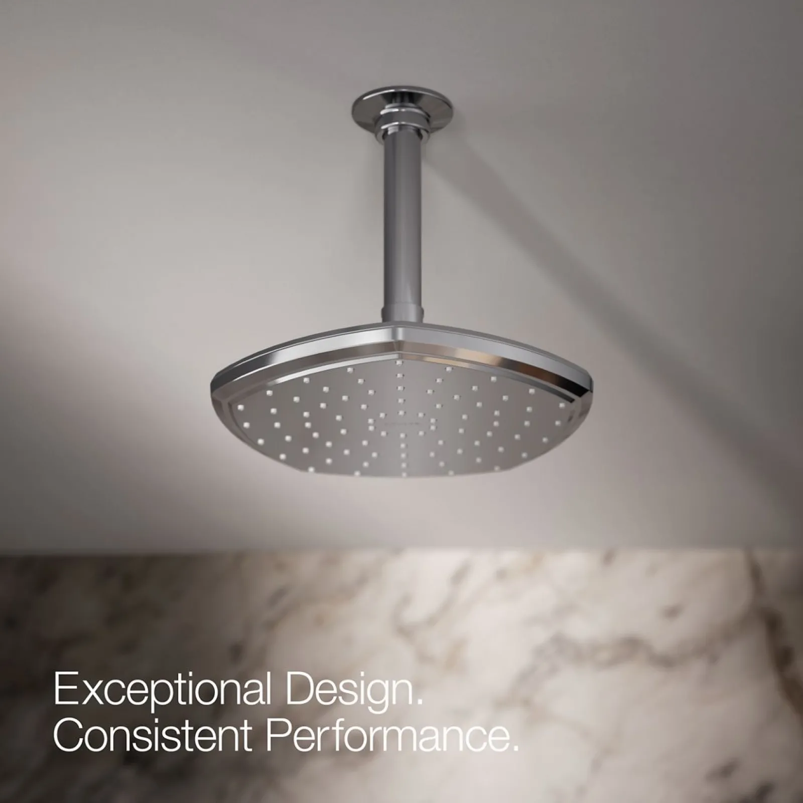 8" single-function rainhead, 1.75 gpm^Kohler Best