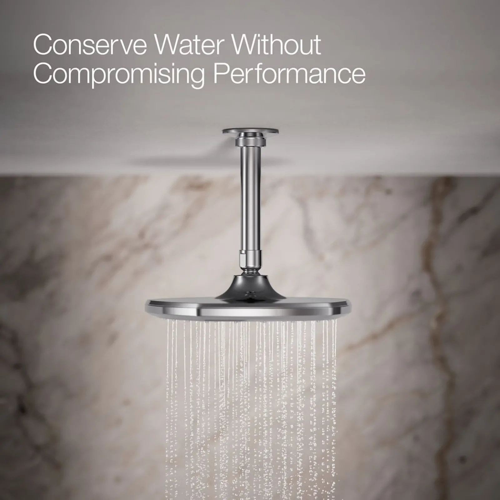 8" single-function rainhead, 2.5 gpm^Kohler Hot