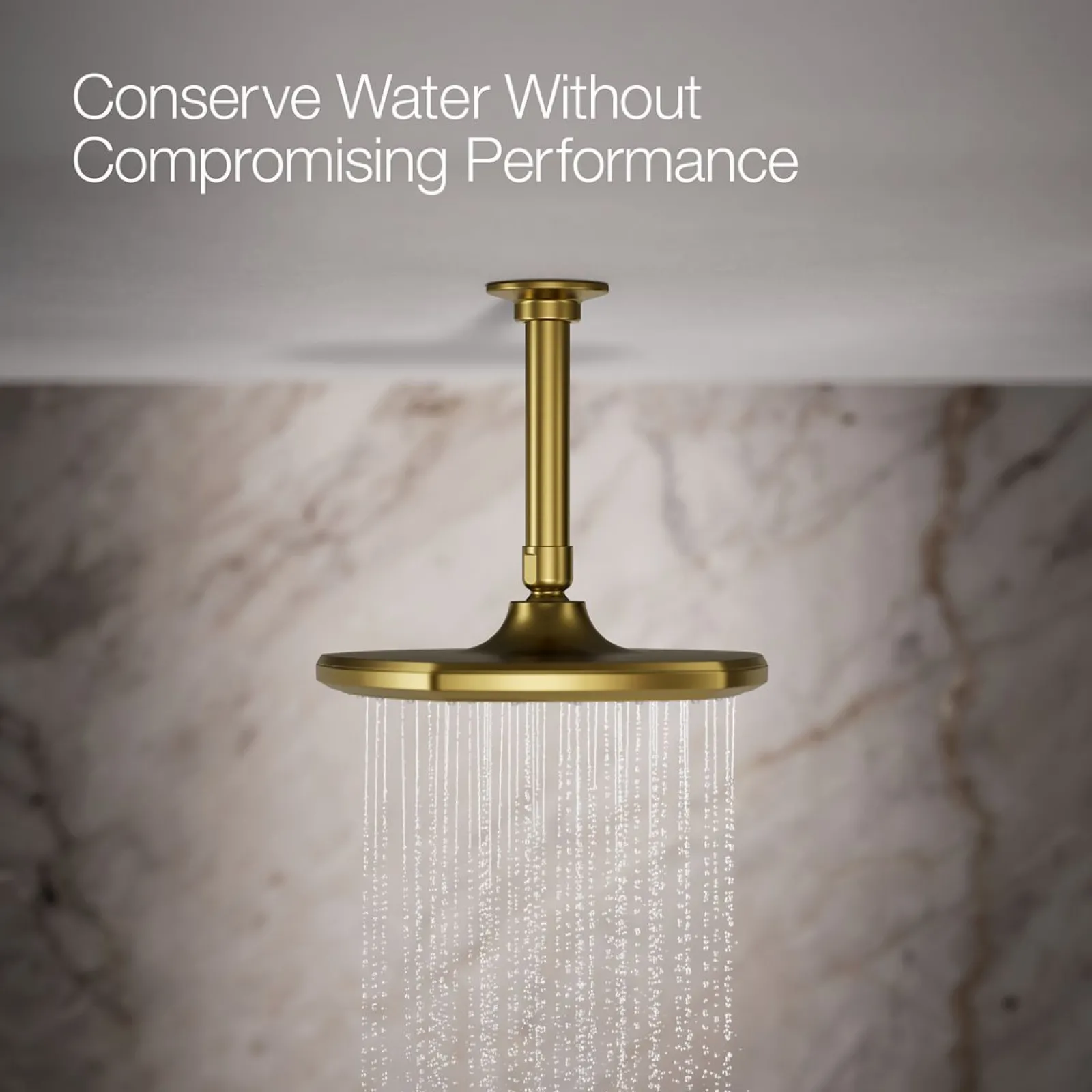 8" single-function rainhead, 2.5 gpm^Kohler Hot