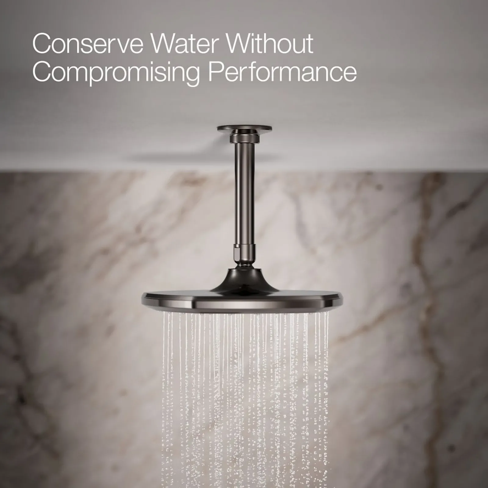 8" single-function rainhead, 2.5 gpm^Kohler Hot