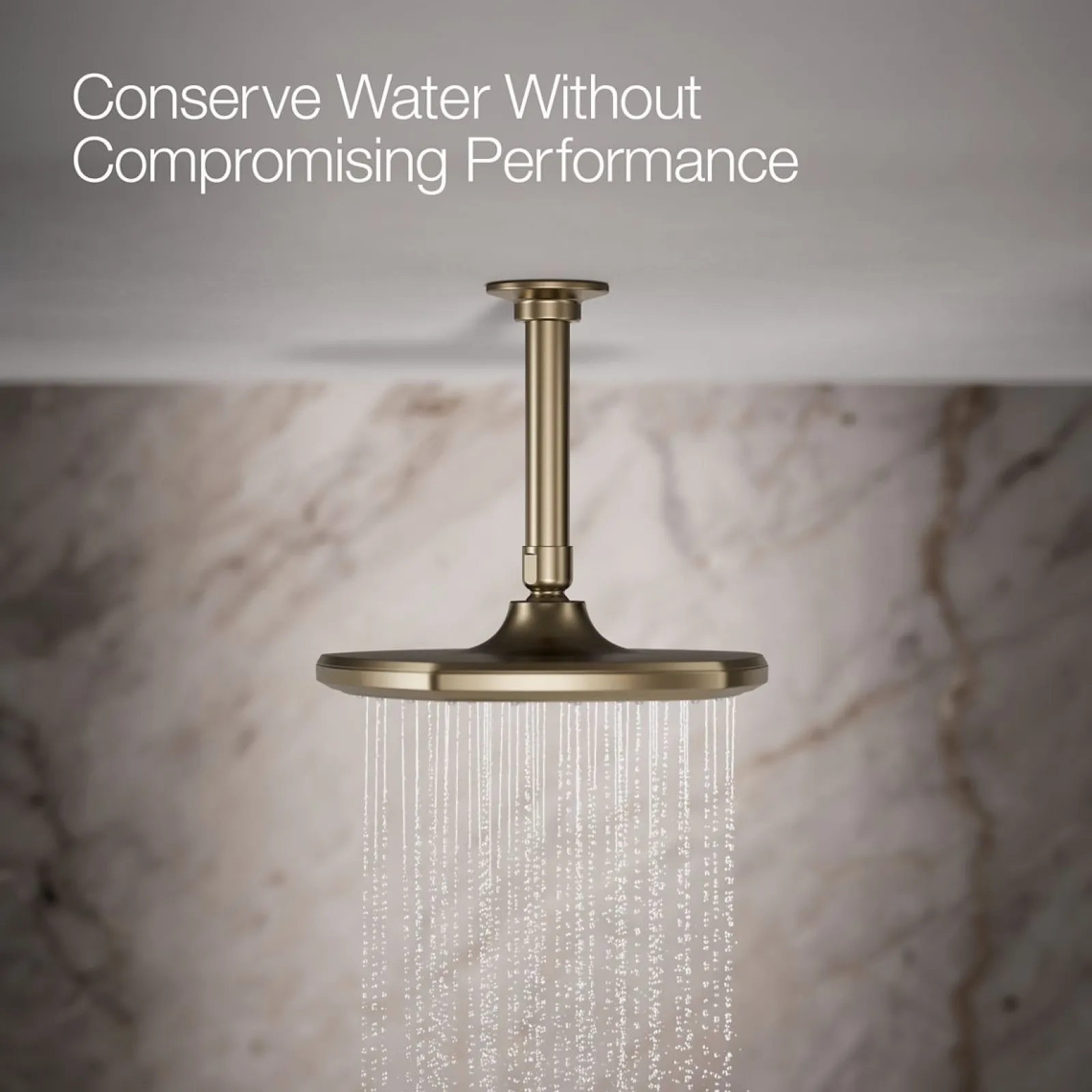 8" single-function rainhead, 2.5 gpm^Kohler Hot