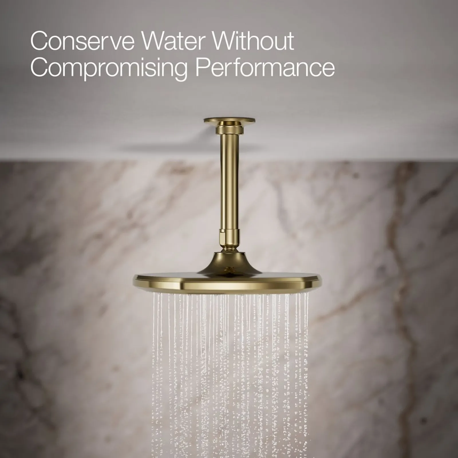 8" single-function rainhead, 2.5 gpm^Kohler Hot