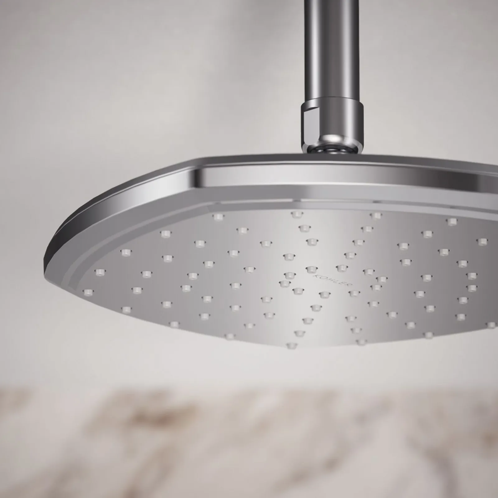 8" single-function rainhead, 2.5 gpm^Kohler Hot