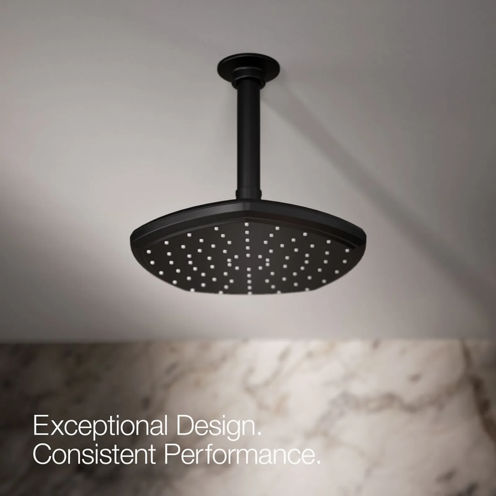 8" single-function rainhead, 2.5 gpm^Kohler Hot