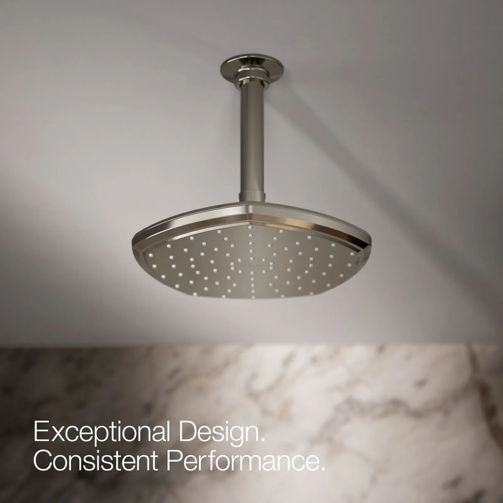 8" single-function rainhead, 2.5 gpm^Kohler Hot