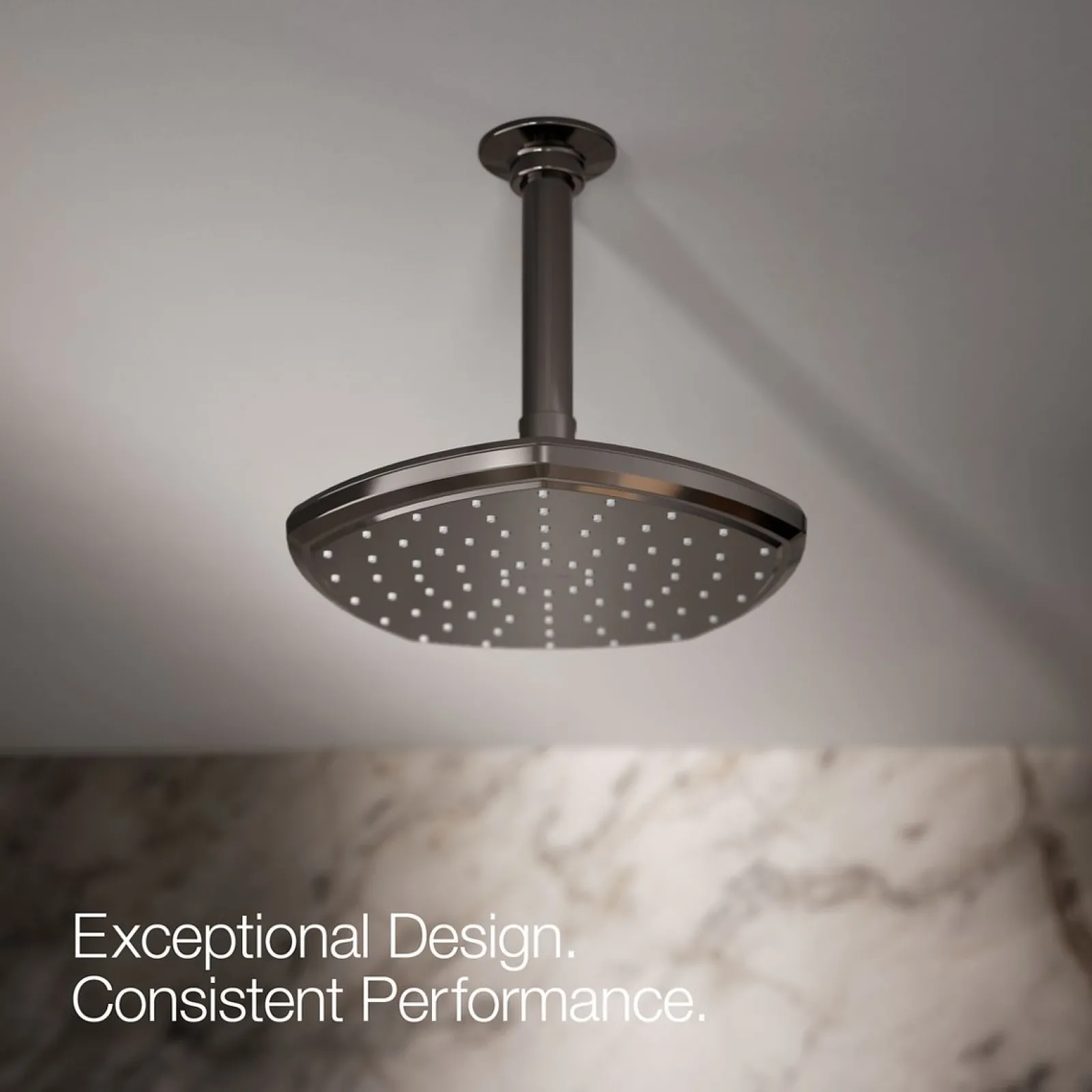 8" single-function rainhead, 2.5 gpm^Kohler Hot