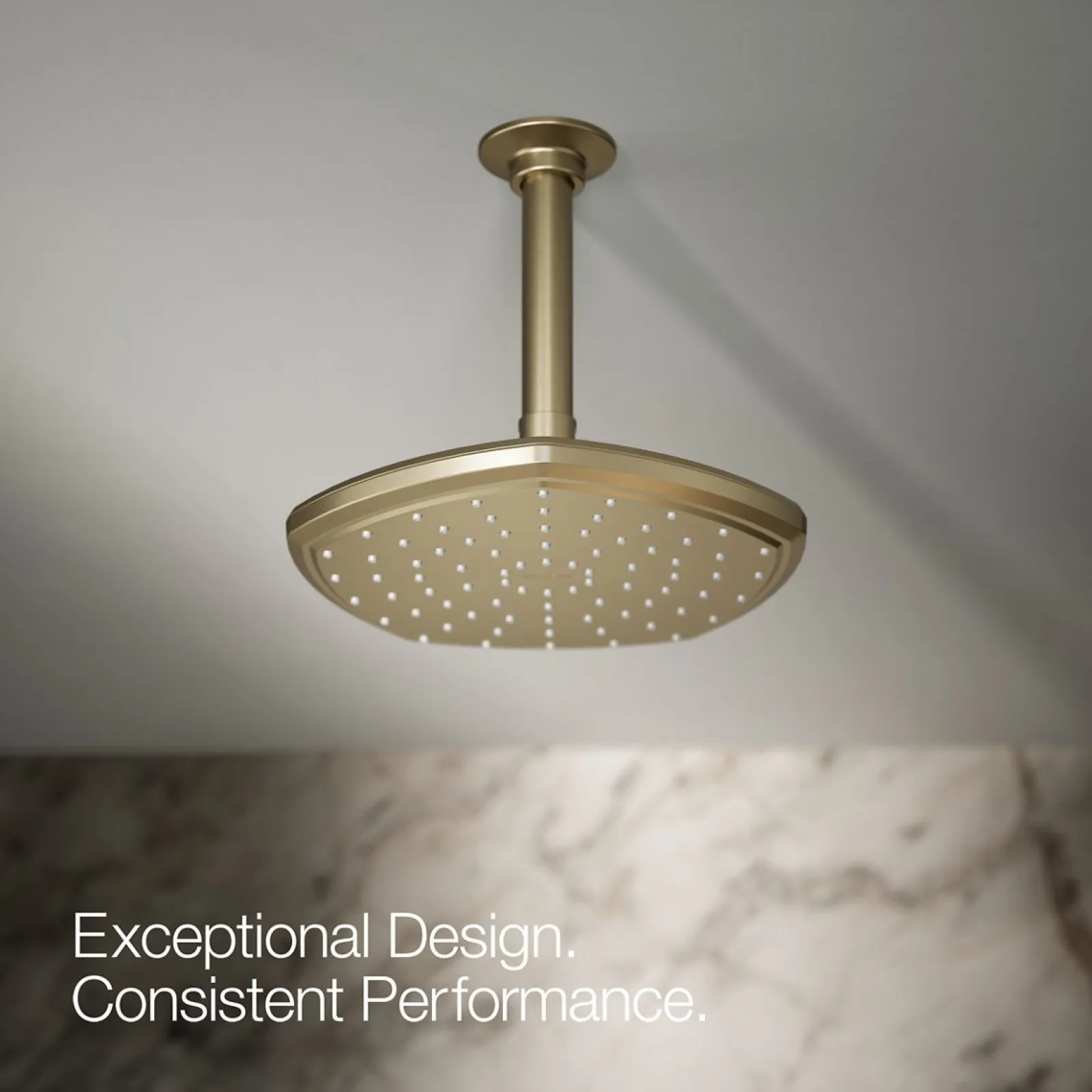 8" single-function rainhead, 2.5 gpm^Kohler Hot