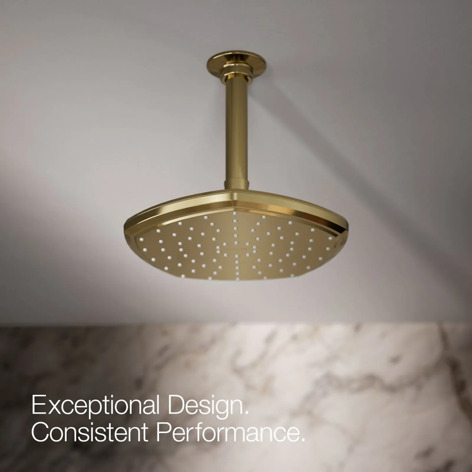 8" single-function rainhead, 2.5 gpm^Kohler Hot