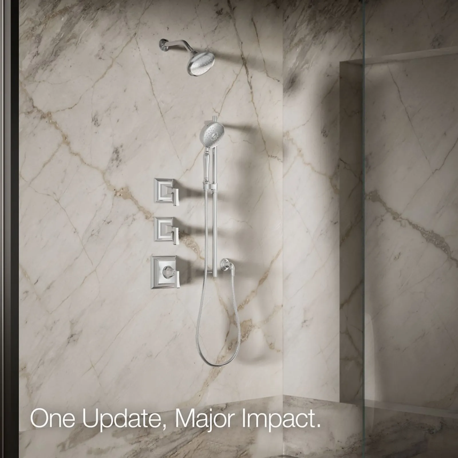 Single-function showerhead, 1.75 gpm^Kohler Hot