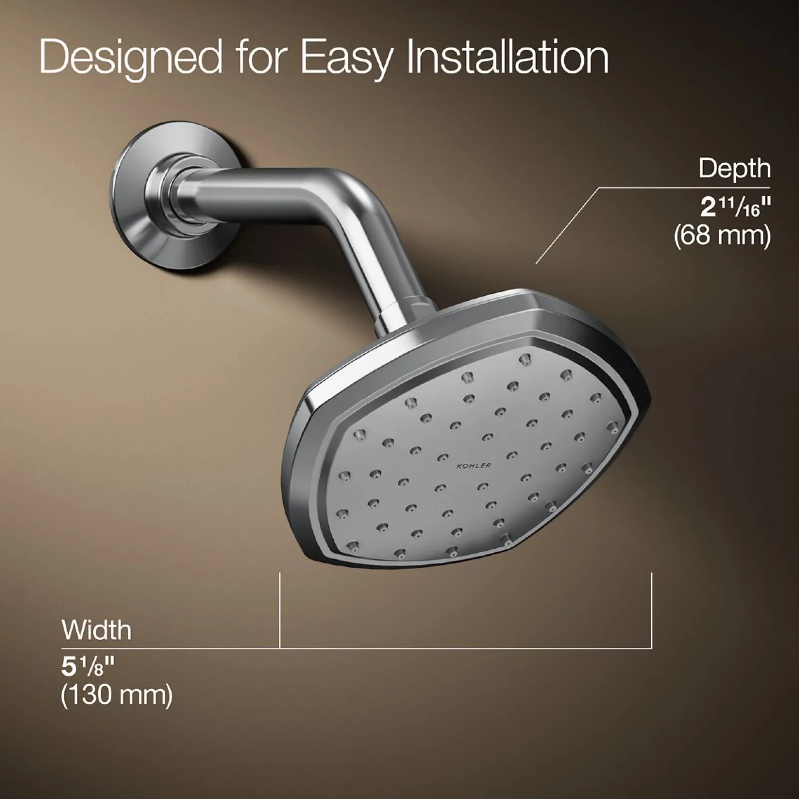 Single-function showerhead, 2.5 gpm^Kohler Online