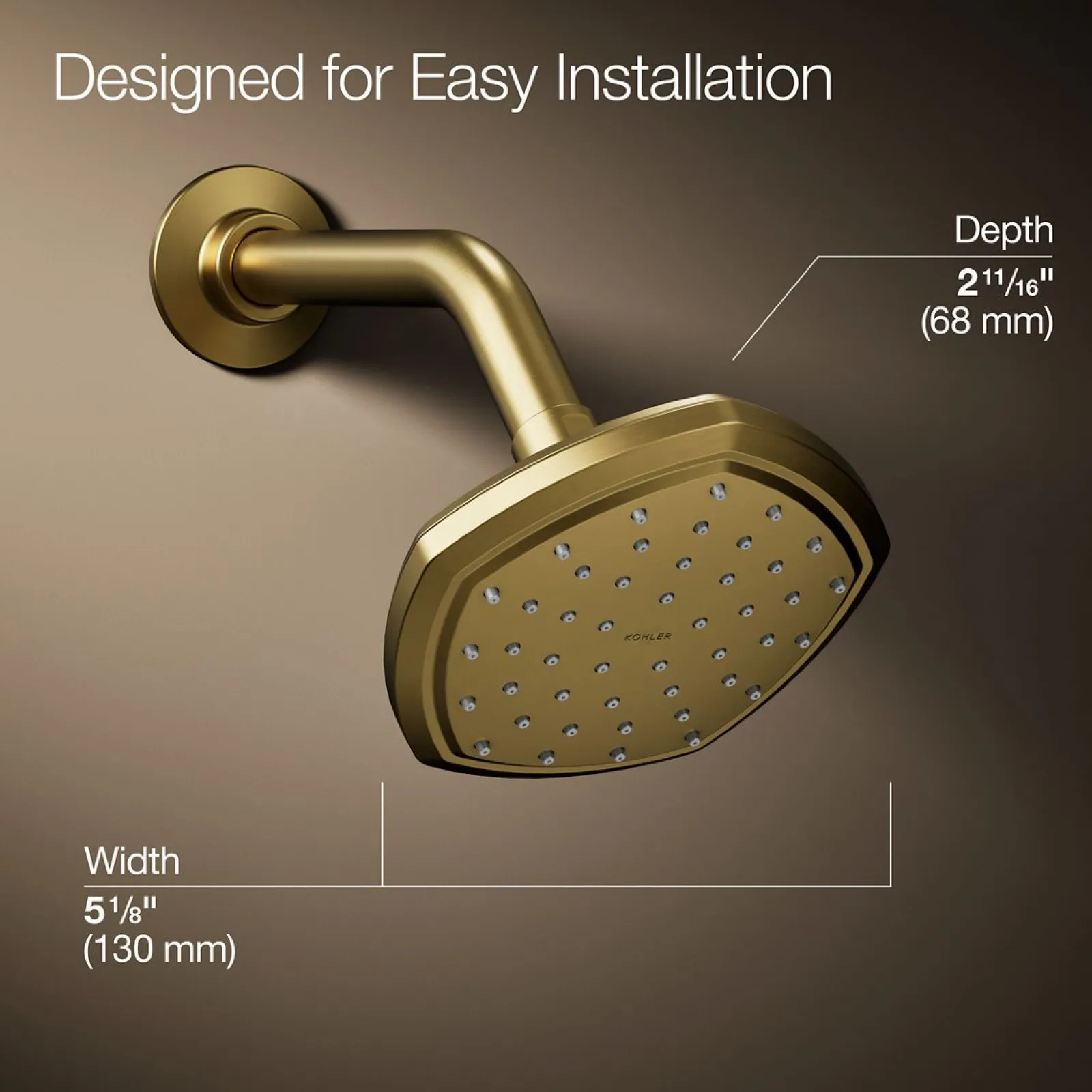 Single-function showerhead, 2.5 gpm^Kohler Online
