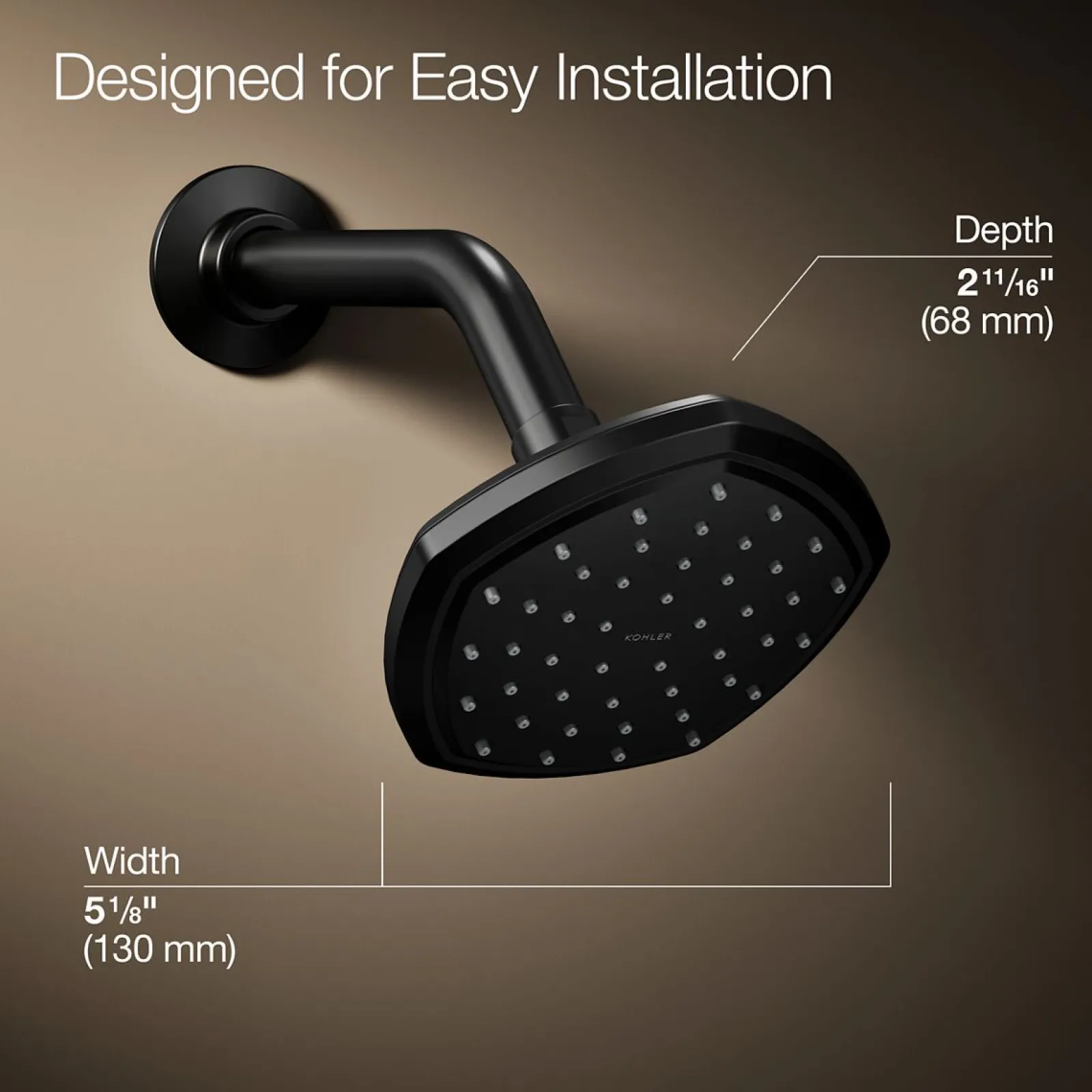Single-function showerhead, 2.5 gpm^Kohler Online