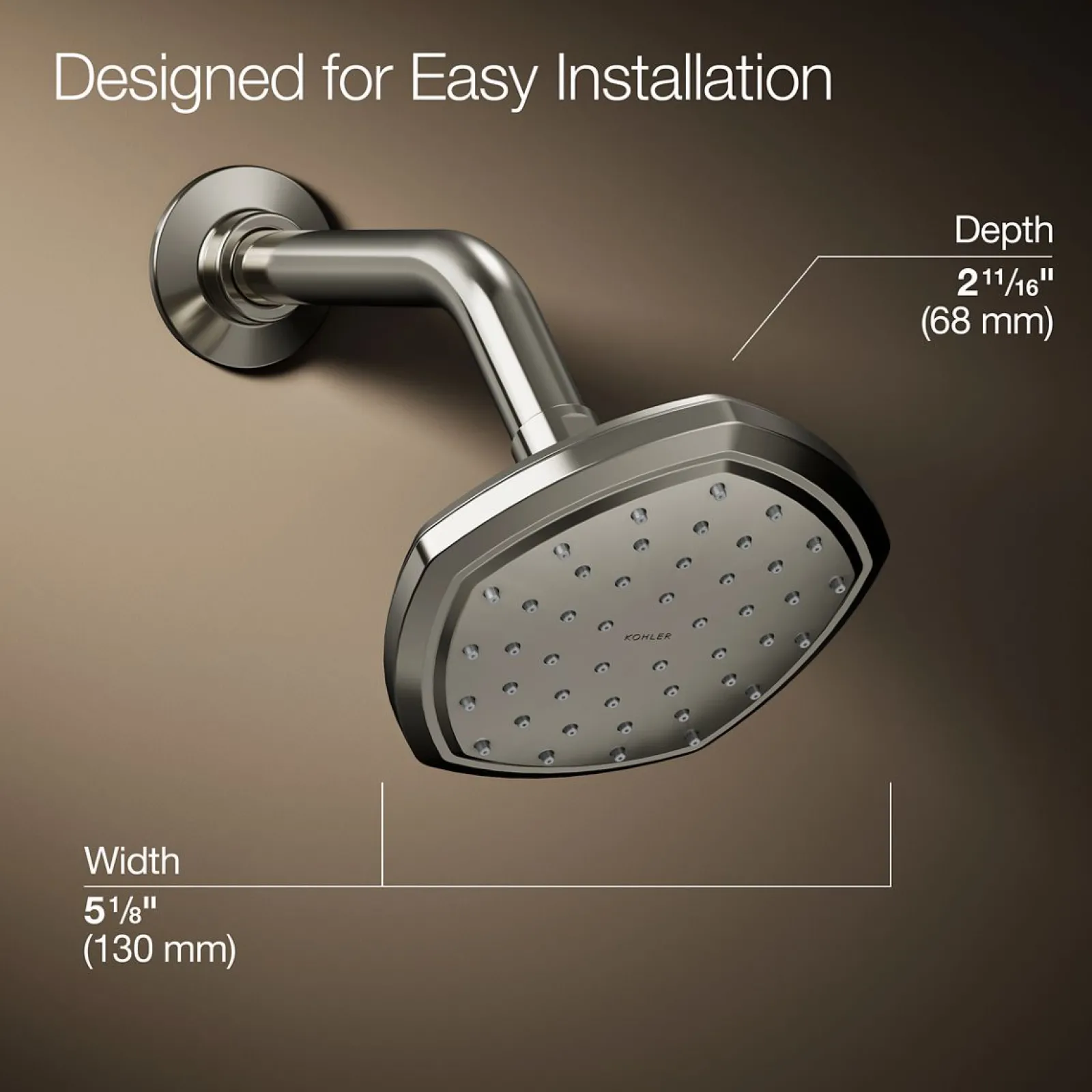 Single-function showerhead, 2.5 gpm^Kohler Online