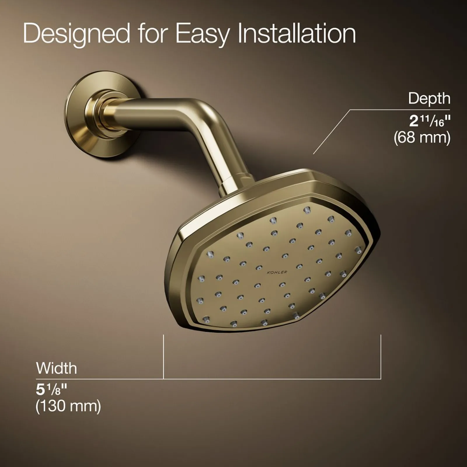 Single-function showerhead, 2.5 gpm^Kohler Online