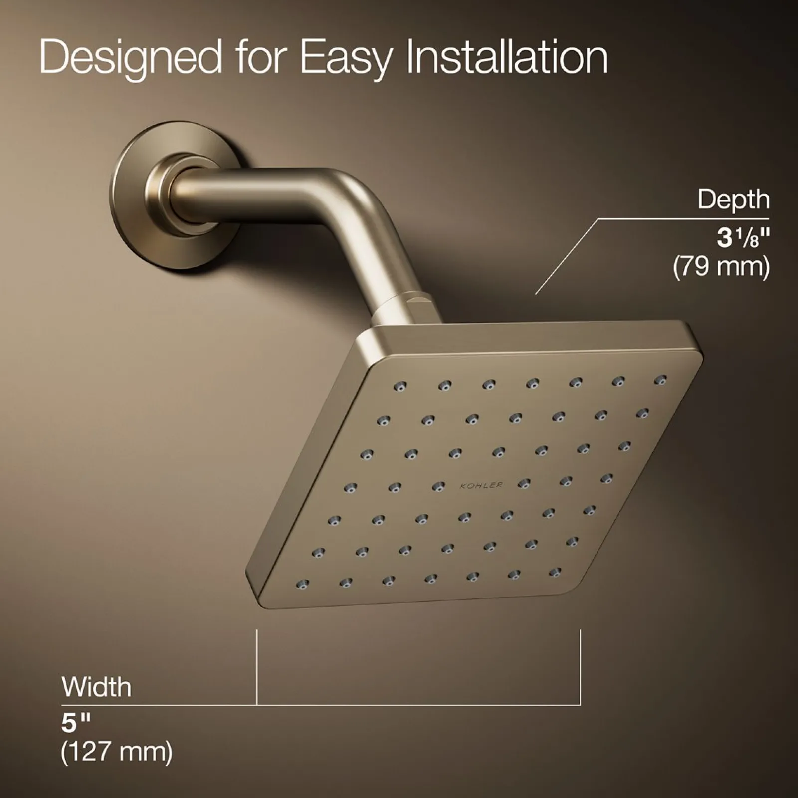 Single-function showerhead, 1.75 gpm^Kohler New