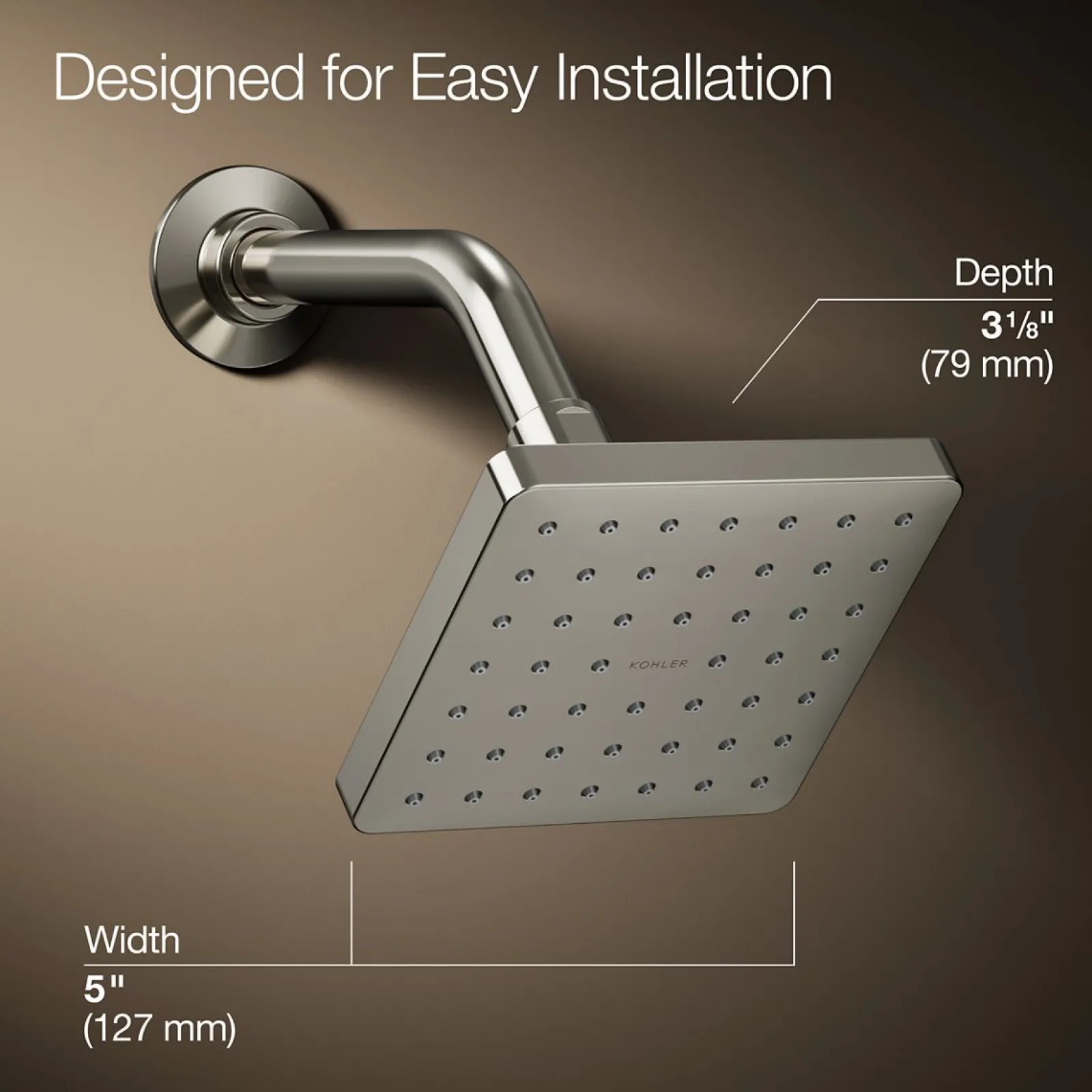 Single-function showerhead, 2.5 gpm^Kohler Best