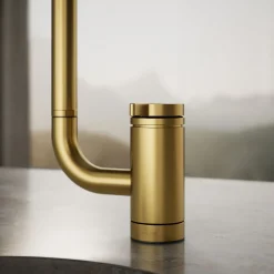 Single-handle bar sink faucet with two-function extended-reach spout^Kohler New