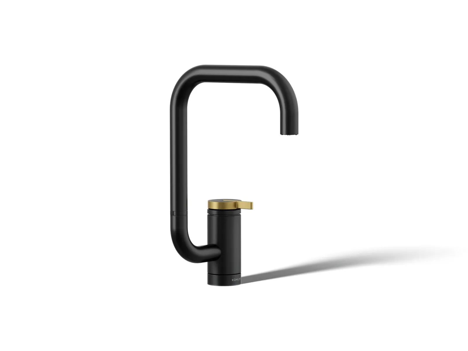 Single-handle bar sink faucet with two-function extended-reach spout^Kohler New