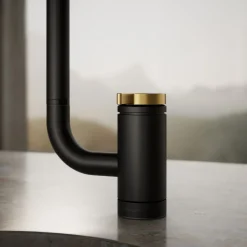Single-handle bar sink faucet with two-function extended-reach spout^Kohler New