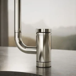 Single-handle bar sink faucet with two-function extended-reach spout^Kohler New
