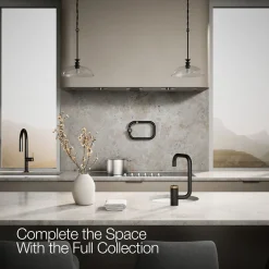 Single-handle bar sink faucet with two-function extended-reach spout^Kohler New
