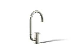 Single-handle bar sink faucet with two-function extended-reach spout^Kohler Clearance