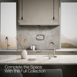 Single-handle bar sink faucet with two-function extended-reach spout^Kohler Clearance