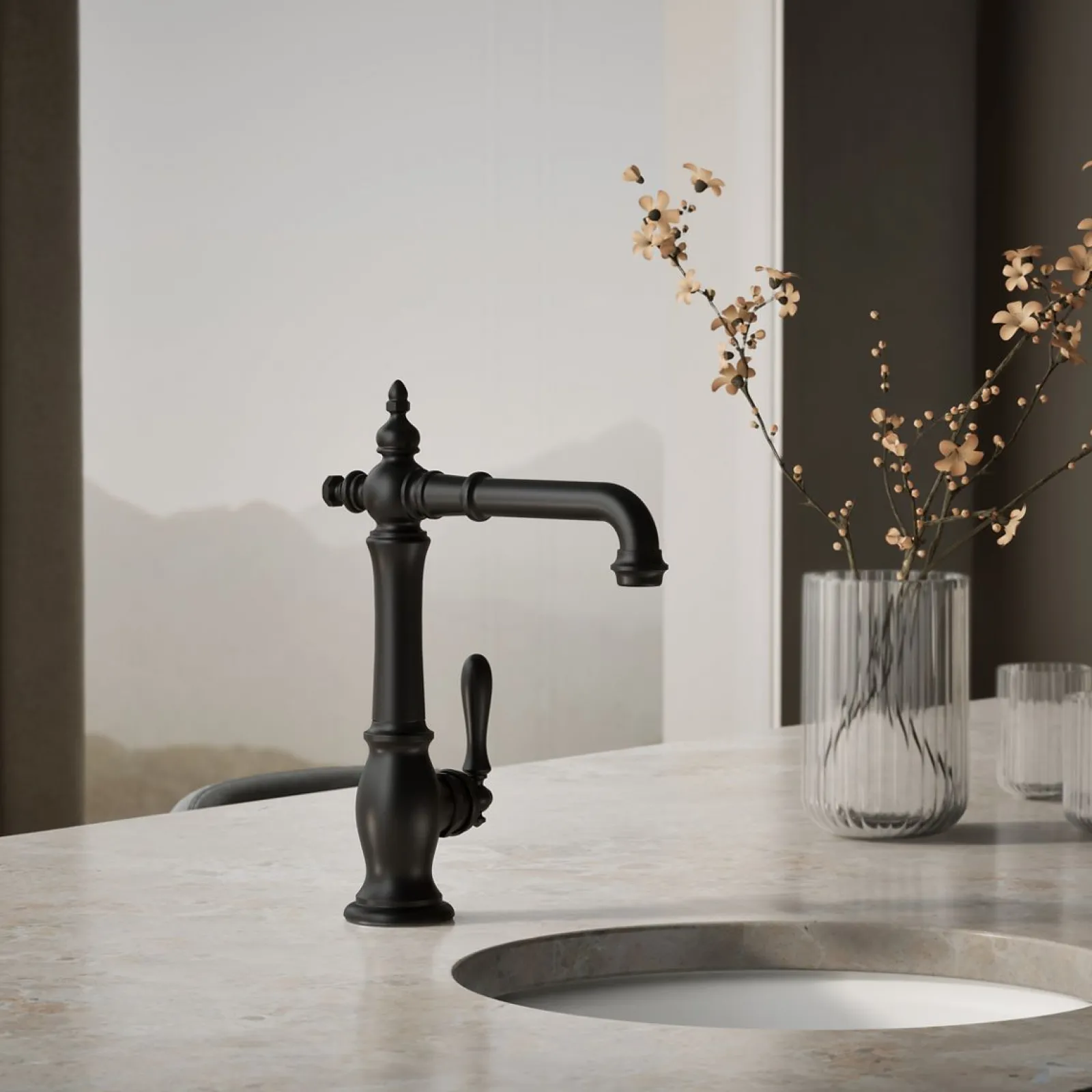 Single-handle bar sink faucet^Kohler
