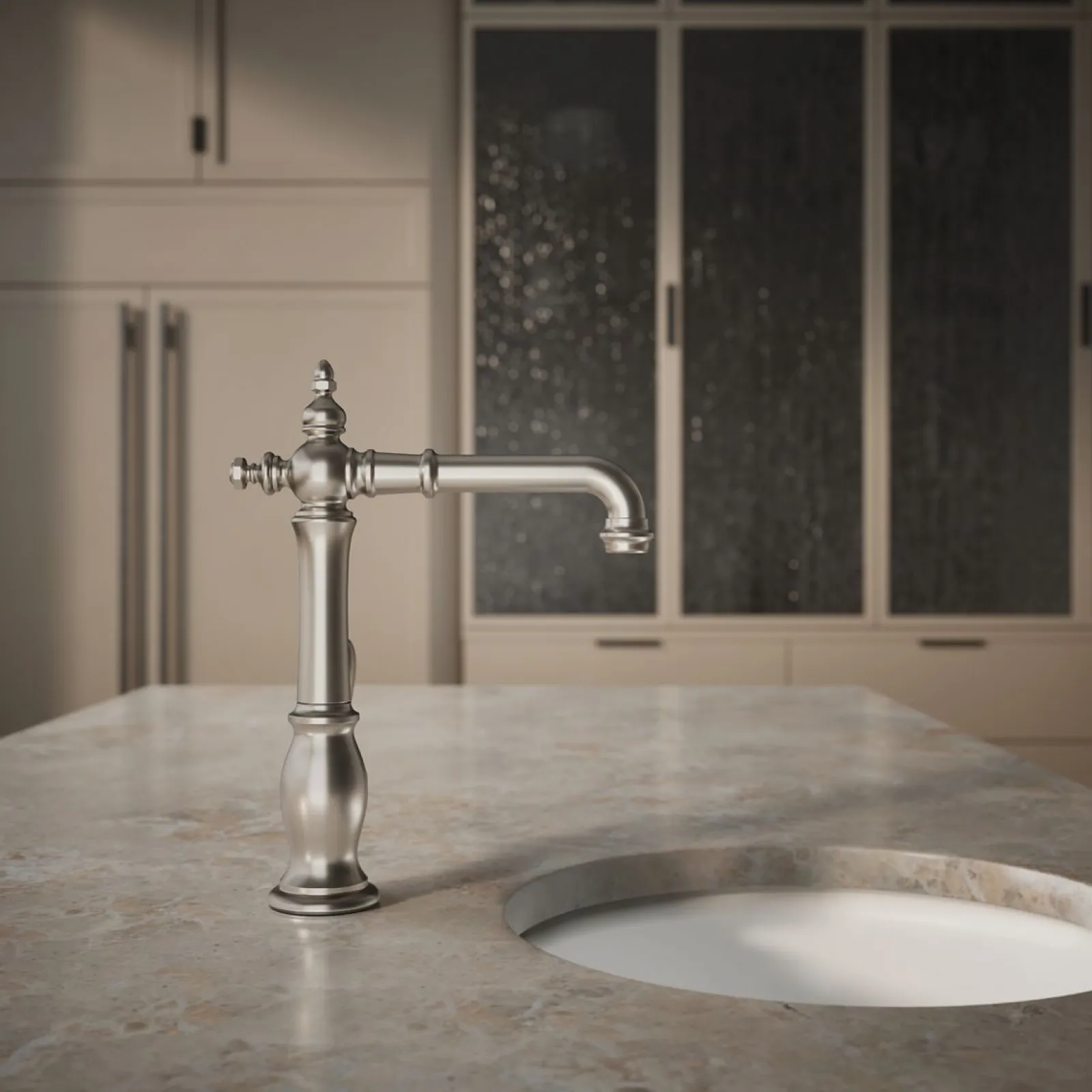 Single-handle bar sink faucet^Kohler